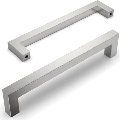 Set mit 10 Küchenschrankgriffen, 160 mm Mittenabstand, Edelstahlgriffe, geeignet für Wohn- und Schlafzimmermöbel