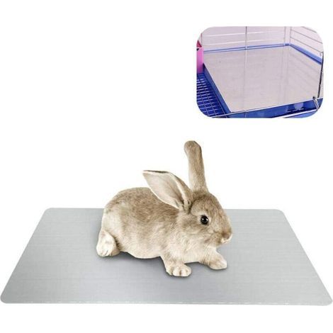 Kühlmatte für Kaninchen, Kühlkissen für Kaninchen, Meerschweinchen, Chinchillas, Hamster und andere Kleintiere, damit sie diesen Sommer kühl bleiben - Kühlplatte für Kaninchen (30x20cm) (1/5)