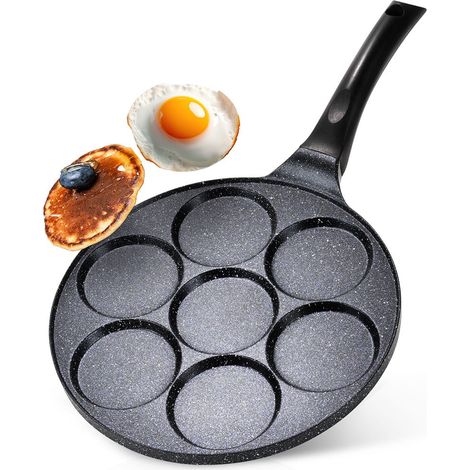 Granitowa patelnia do jajek 7 otworow 26 cm (1/5)