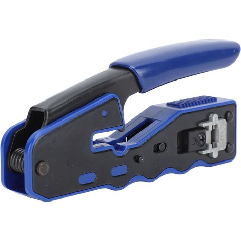Testeur de câble réseau RJ45, pince à sertir, kit d'outils pour couper, dénuder et sertir les câbles Ethernet. (1/5)