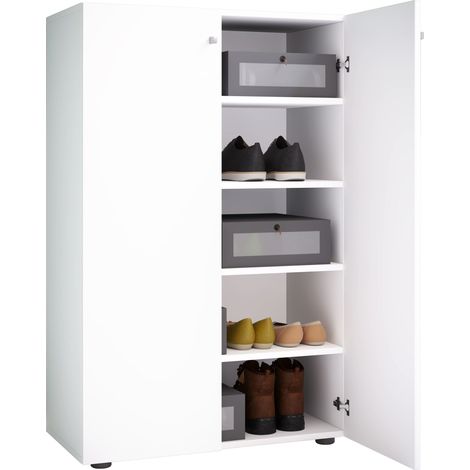 XL Wood Armadio per scarpe Lona 5 110x70x39 - VCM