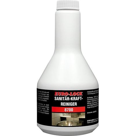 Nettoyant sanitaire puissant (hautement actif) EURO-LOCK LOS 8700, bouteille 500 ml