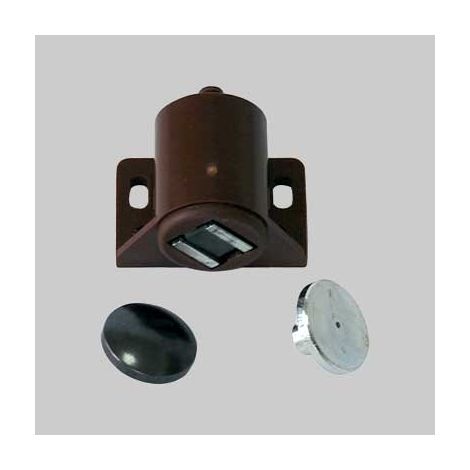 Chiusura magnetica per vetri 30x30 mm - bianca conf. da 100 pz