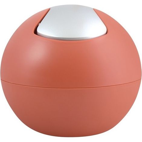 Poubelle à bascule BOWL MATT 1L Terracotta mat Spirella