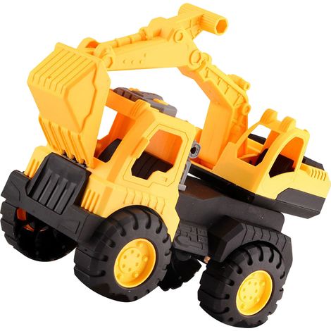 Camion de chantier miniature, jouet de simulation de camion de chantier pour enfants (filles et garçons), camion minier (1/5)