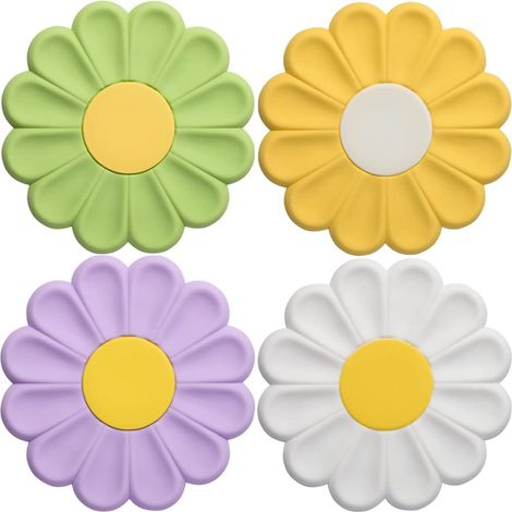 salvamanteles de silicona, resistentes al calor, antideslizantes, aptos para platos calientes, café, tazas, vasos, protector de mesa, regalo, silicona de grado alimenticio.