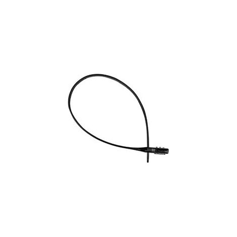EUFAB Fahrradschloss Kabelbinder 53 cm schwarz (1/2)