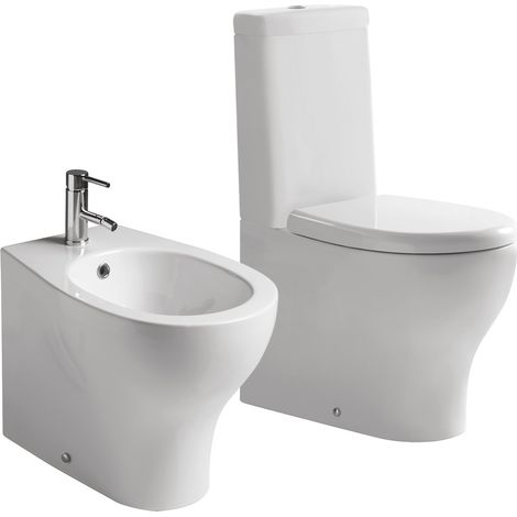 Sanitari Eden monoblocco cm. 66x36 con sedile avvolgente standard