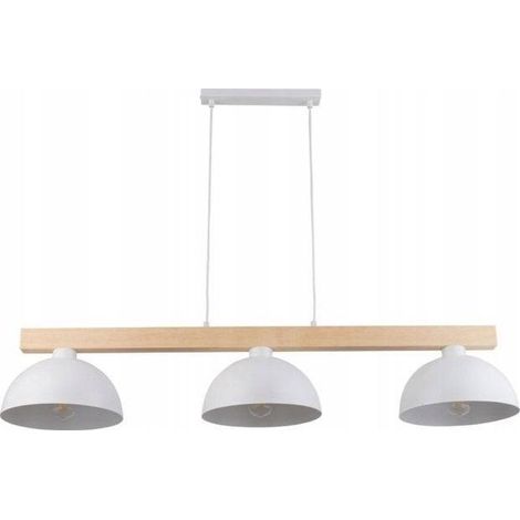 Tkkrywult OSLO 4712 Pendelleuchte Weiß Hellholz 118 cm