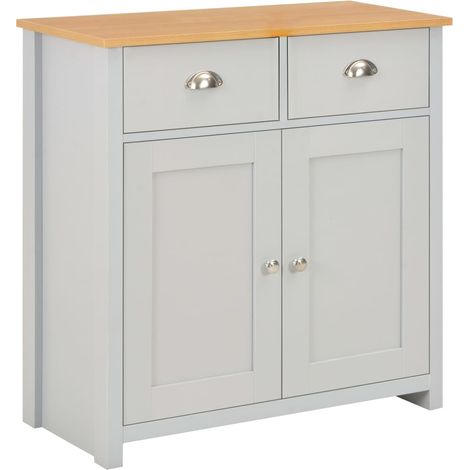 vidaXL Credenza Grigia 79x35x81 cm (1/5)