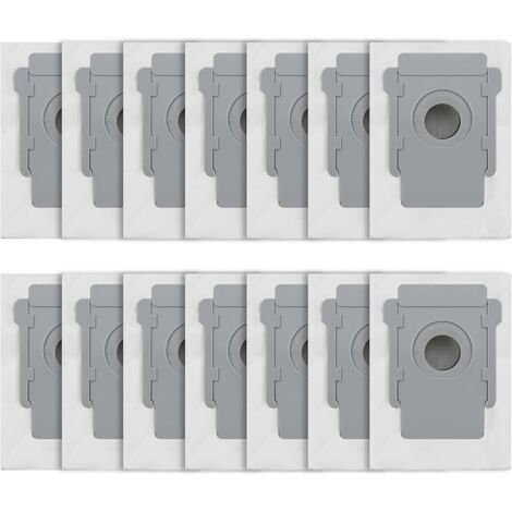 FENOPLASTICAFOREHILL Lot de 14 Sacs aspirateur pour IRobot Roomba i7/i7+/i3/i3+/i4/i4+/i6/i6+/i8/i8+/S9/S9+/j7/j7+/E5/E6/E7 Sac de rechange pour IRobot Roomba I7 Kit accessoires (1/5)