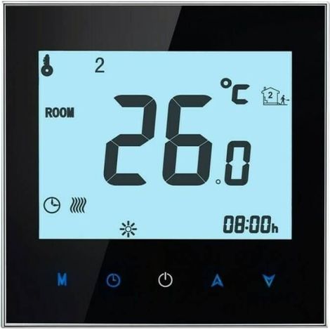 Termostato WiFi Beca BHT-1000GBLW  Nero (1/5)