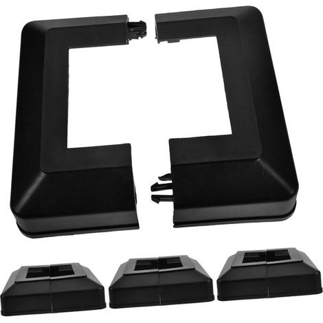Embouts de poteau carrés 60 x 60 cm en plastique (1/5)