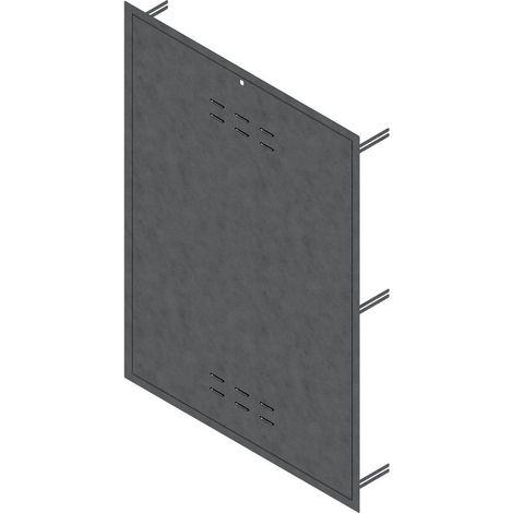 Ersatzteil 8735300935 Unterputzschrank Tür mit Rahmen 1400x900 von BOSCH - 8735300935