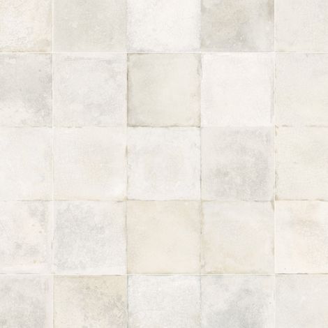 Carrelage Vintage effet Zellige Blanc 33x33x0,95 cm Orelia - Sol et mur intérieur (vendu par carton de 1,09 m²) - RO'MA CARRELAGE