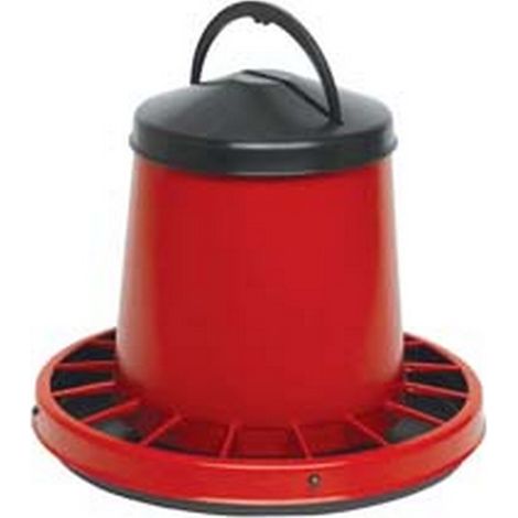10PZ MANGIATOIA GRIGLIA ANTISPRECO FISSA AVICOLI "WINNI" kg 3 capienza