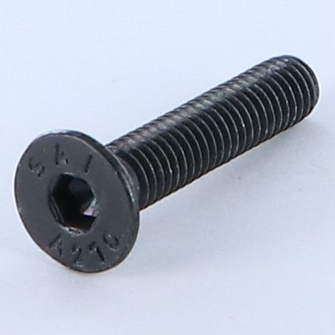 Vis métaux Inox A2 FHC tête fraisée empreinte hexagonale creuse Clé de 4 HC4 M6X30 Noir Filetage total-800 pièces
