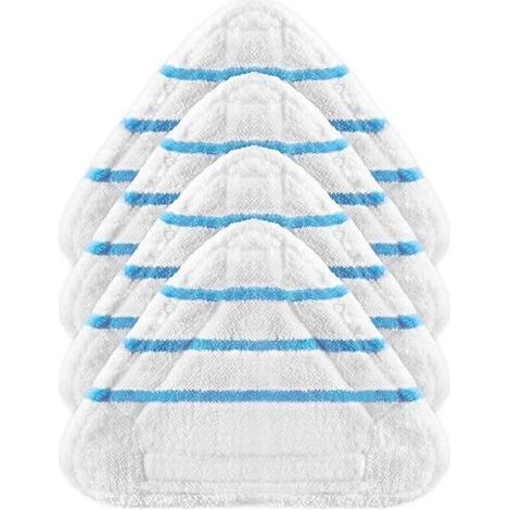 4 Housses Lingettes pour Balai Vapeur Silvercrest Lidl Universel Accessoires pour Nettoyeurs Vapeur (1/5)