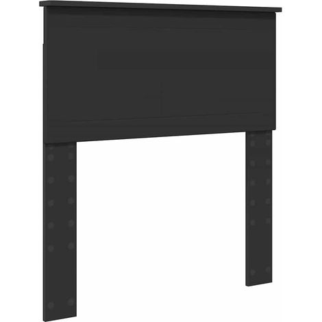 Tête de lit,Décoration murale Chêne noir 80 cm Bois d'ingénierie CFW442270 (1/5)