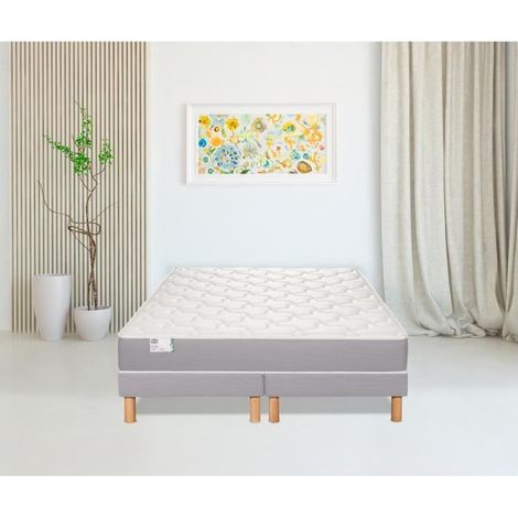 Matelas L OPTIMAL 90x190, ressort ensachés, ferme, H22 (1/5)