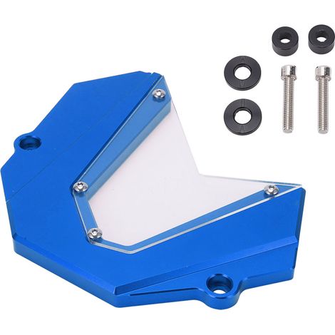 Carter de pignon avant Moto CNC Alliage Aluminium Protection Chaîne Remplacement MT-09 FZ09 2013-2017 Bleu (1/5)