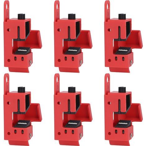Dispositif de verrouillage Standard de Style de poignée de paquet de verrouillage de disjoncteur de 6 pièces pour l'entretien d'électricien (1/5)