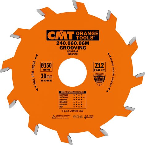 240.060.06M LAME CIRCULAIRE 150X6X30 Z=12 PLAN