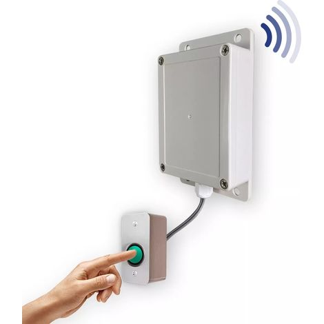Bouton supplémentaire déporté sans-fil 800m longue portée extérieur autonome haute résistance IP65 (PROTECT 800)