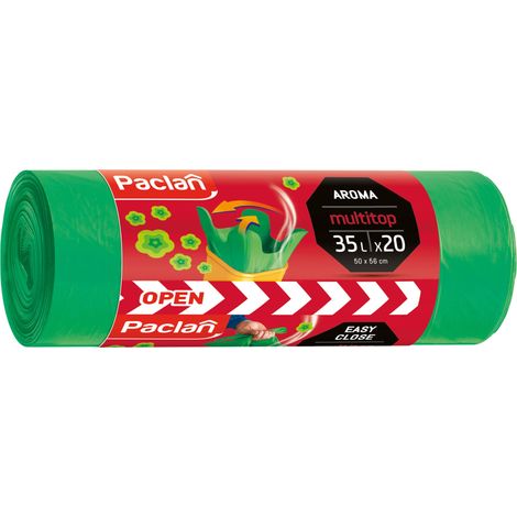 Sacchetti profumati Multitop 35l 20 pezzi - Paclan