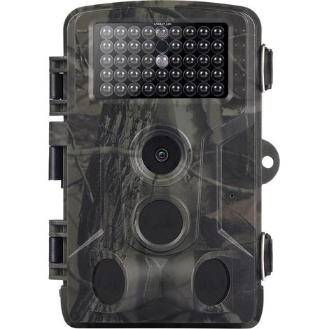 Caméra de surveillance de la faune sauvage HD 2,7K avec détecteur de mouvement, vision nocturne, déclenchement en 0,2 s, étanchéité IP66, idéale pour la chasse ou l'observation des animaux en extérieu (1/5)