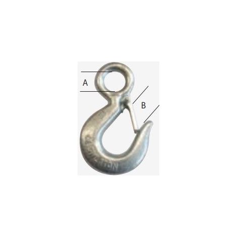 GANCHO OJO C/DISP. 500KG - GARRA