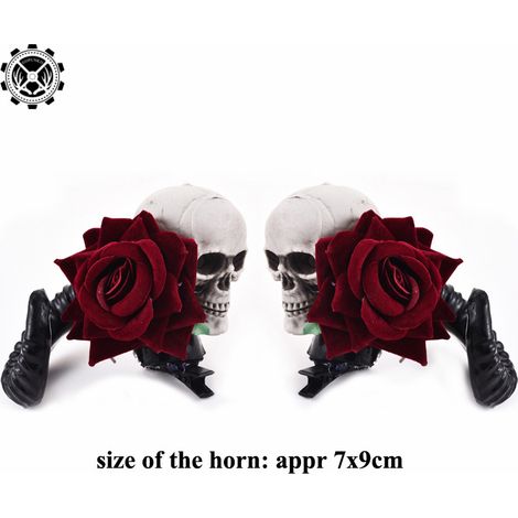 Mori Girl Devil Horn Headband, Dark-themed Sheep Horn Hairband, Retro Photoshoot, Cosplay, Comic Con Hair Clip (1/2)