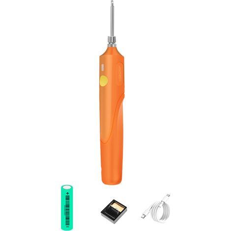 Kit de fer à souder sans fil rechargeable USB, mini fer à souder portable à température réglable, outils de soudage et de réparation (1/5)