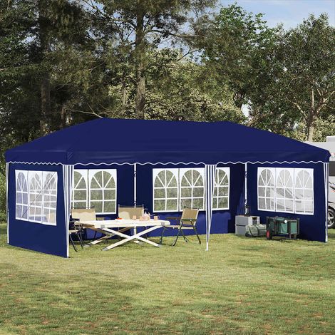 Teenpull – Pop-up Partyzelt 575 x 289 x 245 cm Blau (1/5)