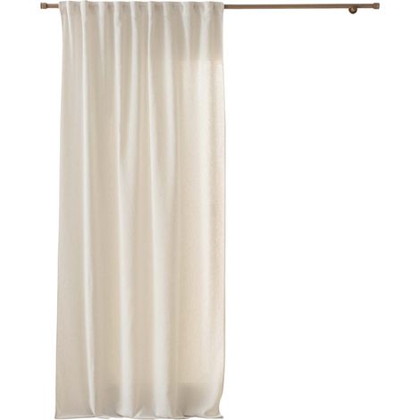 Vorhang mit versteckten Schlaufen CODY, 140 x 260 cm, Leinenoptik (1/4)