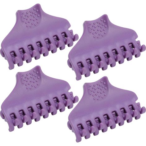 Clips à rouleaux chauds, 25pcs Plastique ABS Acier inoxydable Clips de maintien des boucles Facile à utiliser Coiffage rapide Pince à cheveux à roulettes (1/5)