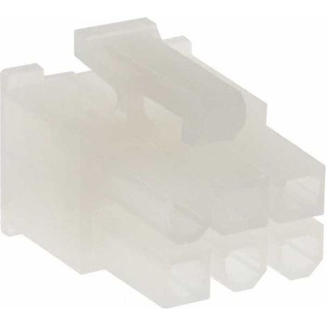 Connettore Mini Fit maschio 3x2 vie Molex