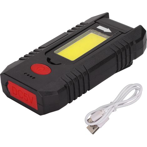 Lampe de travail magnétique rechargeable YD-27 LED COB 4 modes USB pour garage camping bricolage auto (1/5)