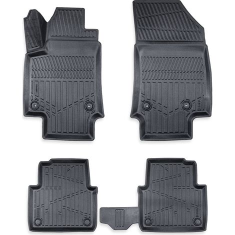 Set, 4-tlg. 3D Gummifußmatten für das Fahrzeuginnere Erpassan – OPEL CROSSLAND X 2017–2020