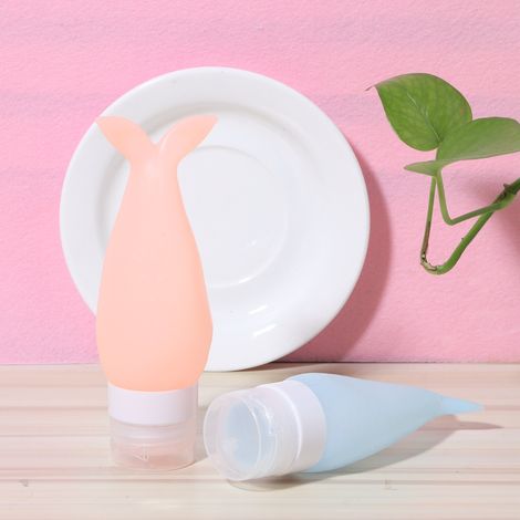 Stück tragbare Silikon-Reiseflaschen zum Ausdrücken für Kosmetik, Duschgel und Lotion – ideal für Geschäftsreisen (1/5)