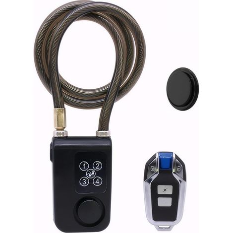 Alarma antirrobo impermeable de 110 dB para bicicletas, motocicletas y patinetes. (1/5)