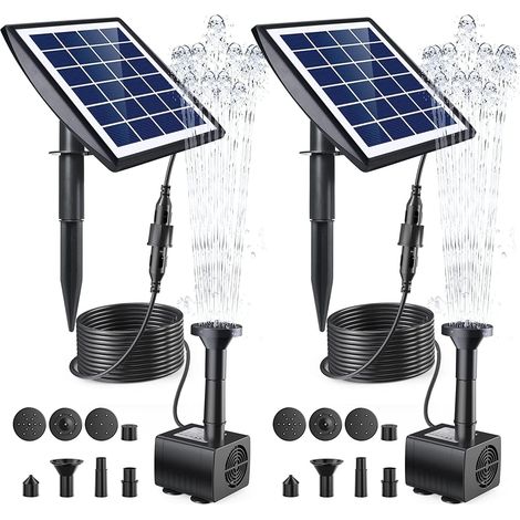 Set mit 2 Solarpumpen mit Kippständer – Tauchpumpe, Solar-Floß (1/5)