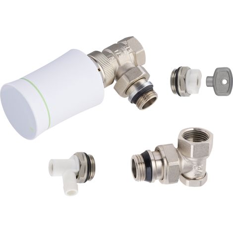 Kit complet radiateur connecté blanc pour chauffage connecté NOYON & THIEBAULT (1/2)