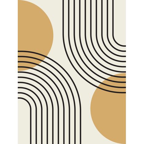 Papier peint panoramique - Boho - 130 cm x 173 cm (1/2)
