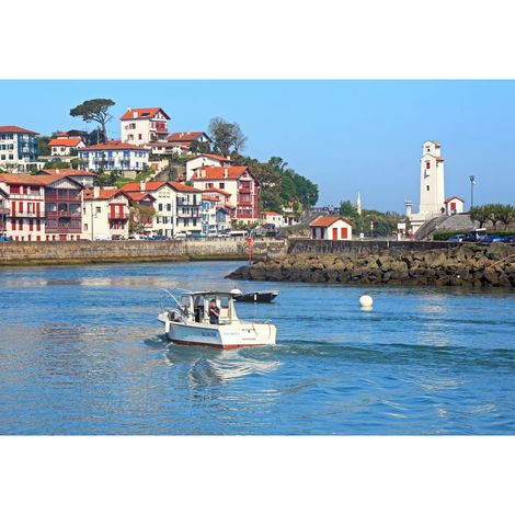 Tableau sur toile Saint-Jean de Luz 45x65 cm - Impression sur Toile Murale Décorative - Image imprimée en HD sur Toile - Toile sur Châssis en Bois FSC - Fabriqué en France (1/5)