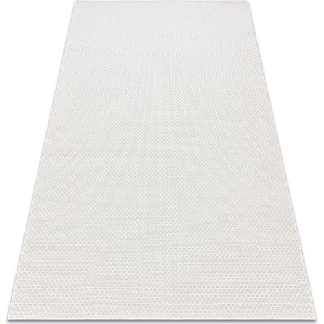 Tapis TIMO 6272 SIZAL extérieur blanc white 80x150 cm