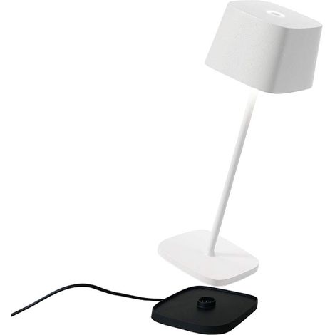 Lampada a led da tavolo Ofelia Pro Bianca ricaricabile e dimmerabile (1/5)