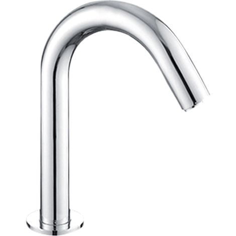 Robinet automatique à capteur intelligent G1/2" avec capteur infrarouge pour lavabo et boîtier de commande - Alimentation par piles pour la prévention des épidémies et l'hygiène - Modèle bas de gamme (1/5)