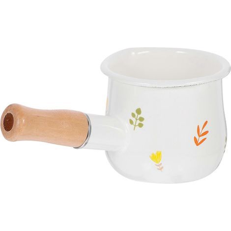 Haushaltsmilchtopf, Mini-Milchtopf, hitzebeständiger Milchtopf, kleiner Kochtopf – 19,00 x 10,70 x 9,00 cm (1/4)