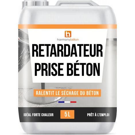 Retardant de prise pour béton - 5 L - Harmony Béton